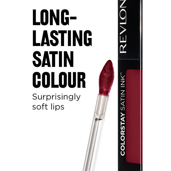 Revlon Colorstay Satin Ink Liquid Lip Color - 021 Partner In wine 5ml - Lipsticks