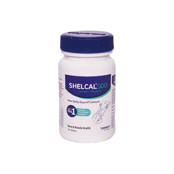 Netmeds | Shelcal 500 Calcium+Vitamin D3 Tablet 30's