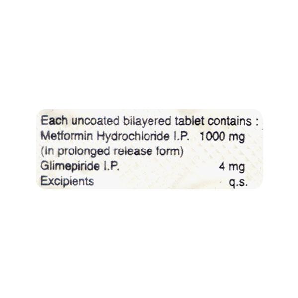 METRIDE DS 4 Tablet 10's - Diabetes-Ant
