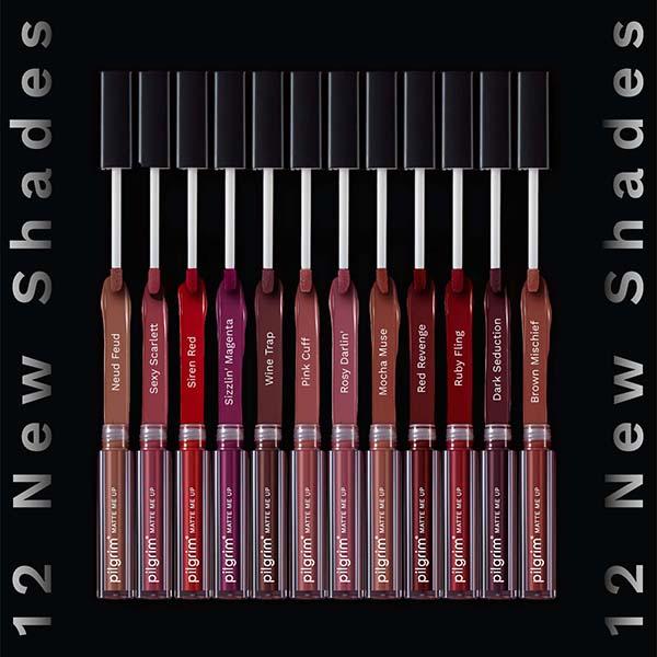 Pilgrim Liquid Lipstick Red Revenge 3 ml - Liquid Lipsticks