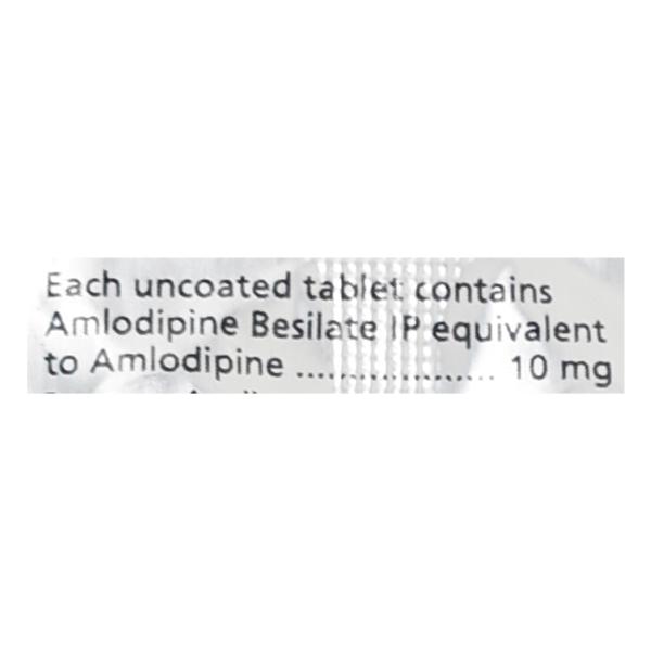 Amlip 10mg Tablet 10'S - Hypertension-Cal