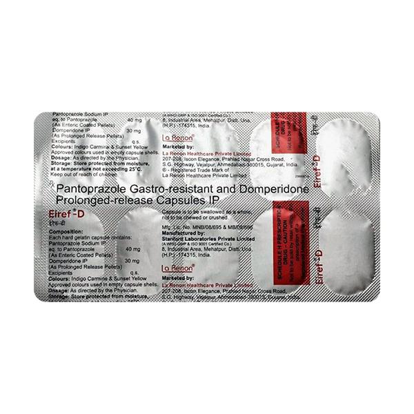 EIREF D Capsule 10's - Ulcer/Reflux/Flatulence-Aaa