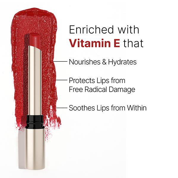 Swiss Beauty Select High On Shine Creamy Lipstick Enriched With Vitamin E Supreme Nude 1 gm - Lipsticks
