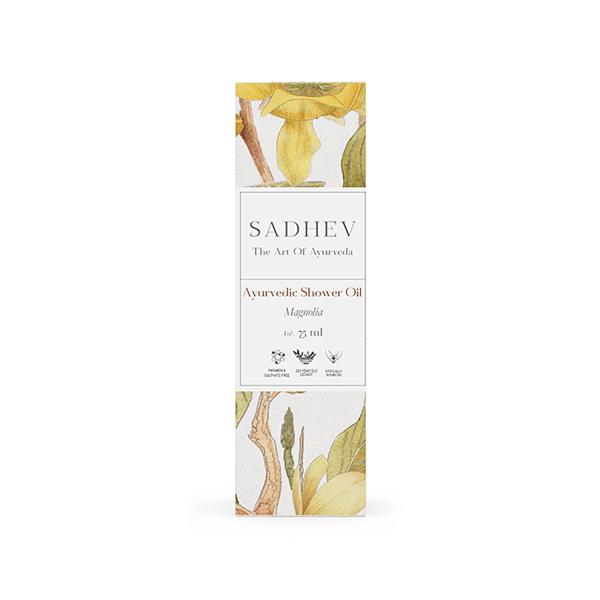 Sadhev Magnolia Shower Oil 75 ml - Shower Gels & Body Wash
