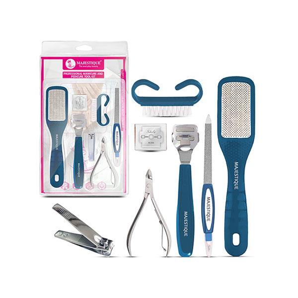 Netmeds | Majestique Professional Manicure And Pedicure Tools Kit For Smooth, Beautiful Feet - Multicolor 7's