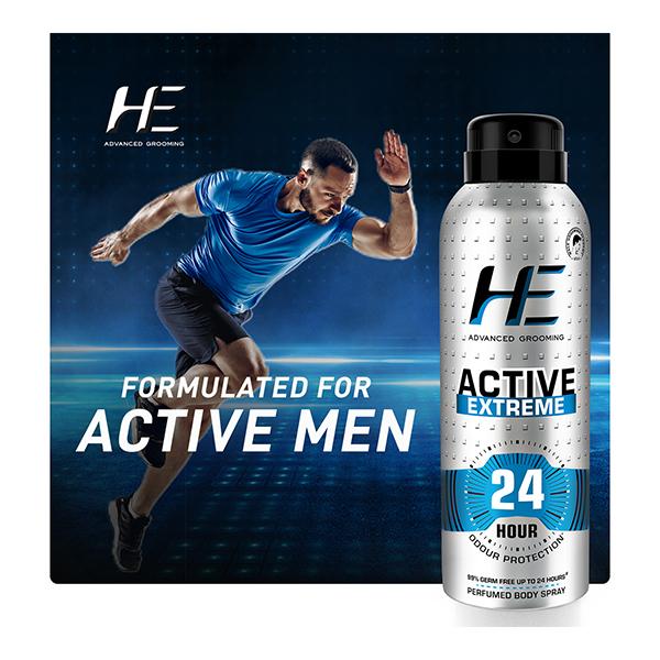 He Advanced Grooming Active Extreme Deodorant 150 ml - Men Perfumes (Edt/Edp)