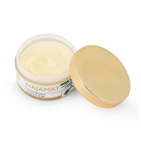 Netmeds | Hajamat Moisturizing Shaving Soap With Shea Butter & Coconut Oil 80 gm
