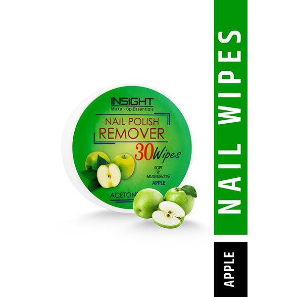 Netmeds | INSIGHT COSMETICS NAIL POLISH REMOVER WIPES - APPLE (30 WIPES) 15 ml