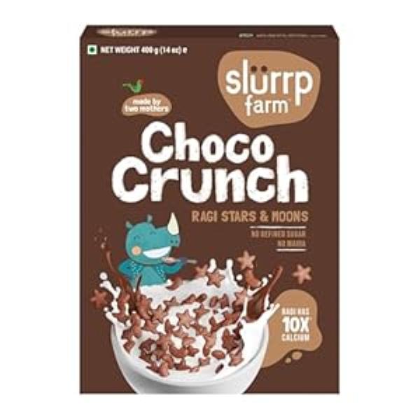 Netmeds | Slurrp Farm Cereal - Choco Crunch Breakfast for Kids (Refill Pack) 400 g
