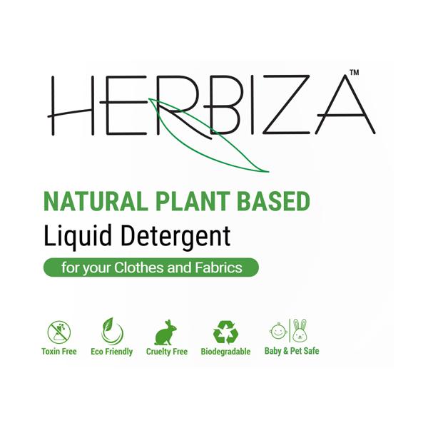 Herbiza Natural Plant Based Liquid Detergent 450 ml - Others