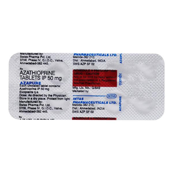 Netmeds | Azapure 50mg Tablet 10'S