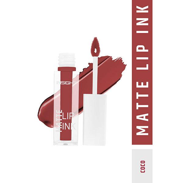 Insight Cosmetics Make - Up Essential Matte Lip Ink-Coco 04 4 gm - Liquid Lipsticks