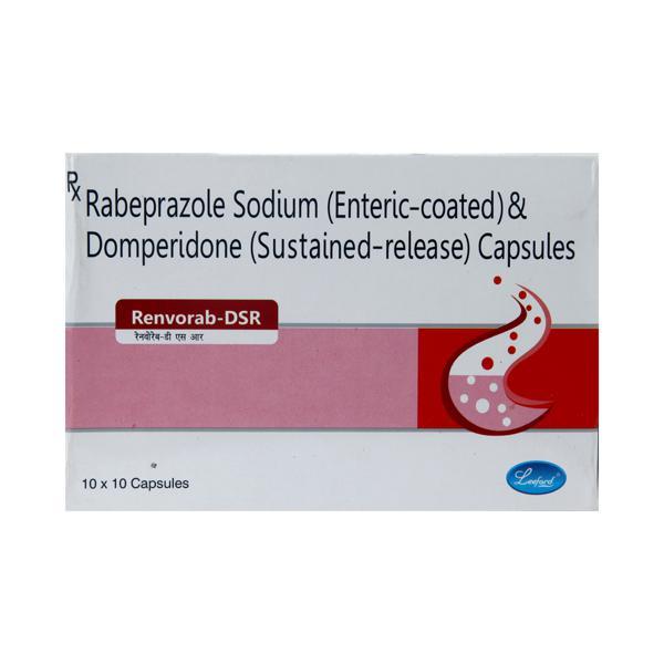 Renvorab DSR Capsule 10'S - Ulcer/Reflux/Flatulence-Aaa