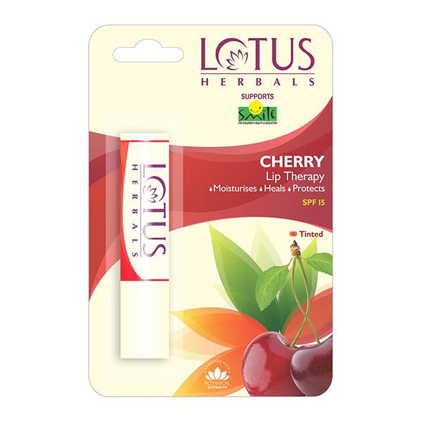 Netmeds | Lotus Herbals Lip Therapy Cherry 4 Gm