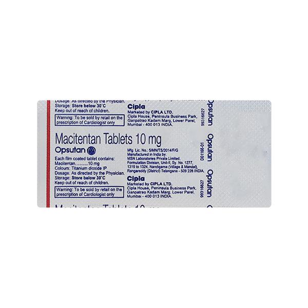 Opsutan 10mg Tablet 10'S - Hypertension-Oah
