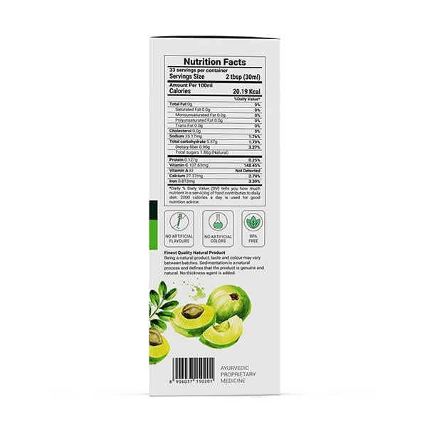 Krishna's Herbal & Ayurveda Aloe+Amla Juice 1000 ml - Ayurvedic Juices