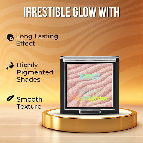 Insight Cosmetics Baked Highlighter - Transparent Nude 12 g - Highlighters & Illuminators