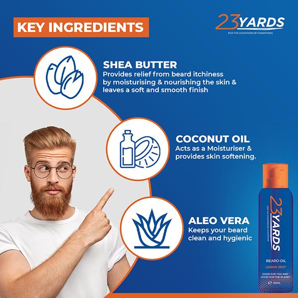 23 Yards Beard Oil for Men 50 ml - Beard Oil