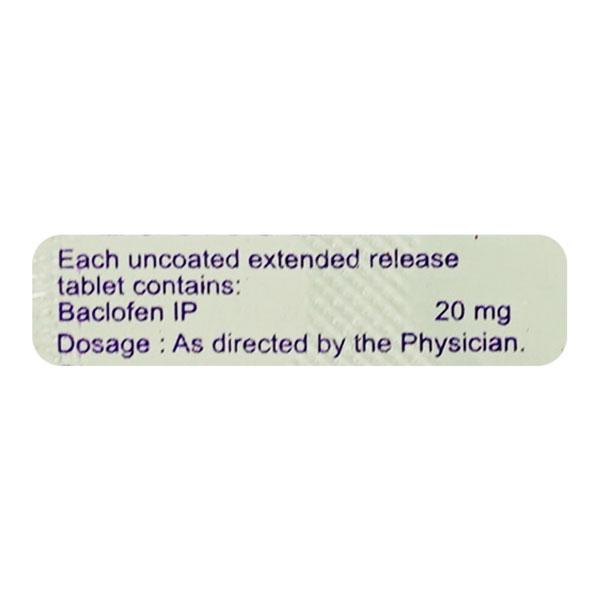 BACLESTA OD 20 Tablet 10's - Muscle Cramps/Spasticity-Mus