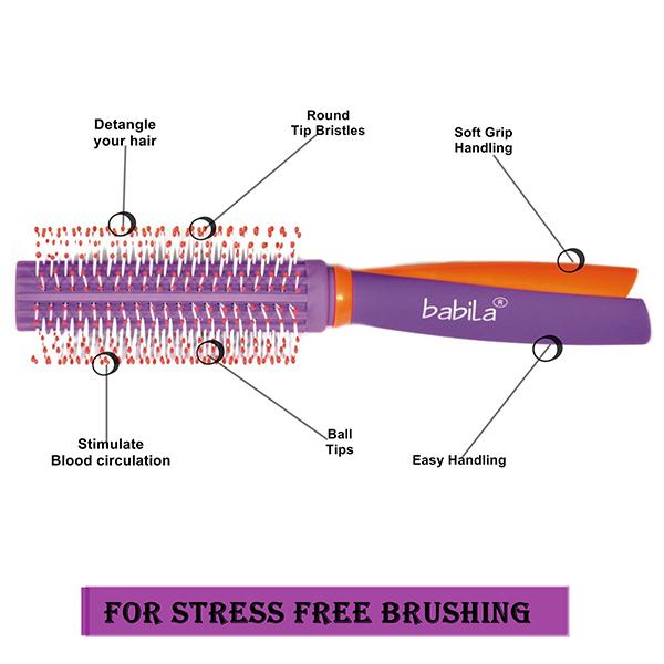 Babila Round hair Brush - HB-v 420 1's - Hair Brushes