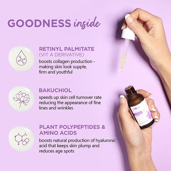 Plum Bakuchiol & Retinol 1% Serum Collagen Boost 20 ml - Face Serum