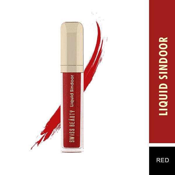 Swiss Beauty Bridal Glam Liquid Sindoor LONG STAY - (RED) 8 ml - Sindoor