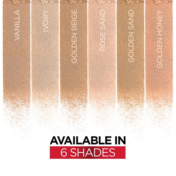 L'Oreal Paris Infallible 24H Fresh Wear Foundation In A Powder, 180 Rose Sand 9 gm - Compact Powder