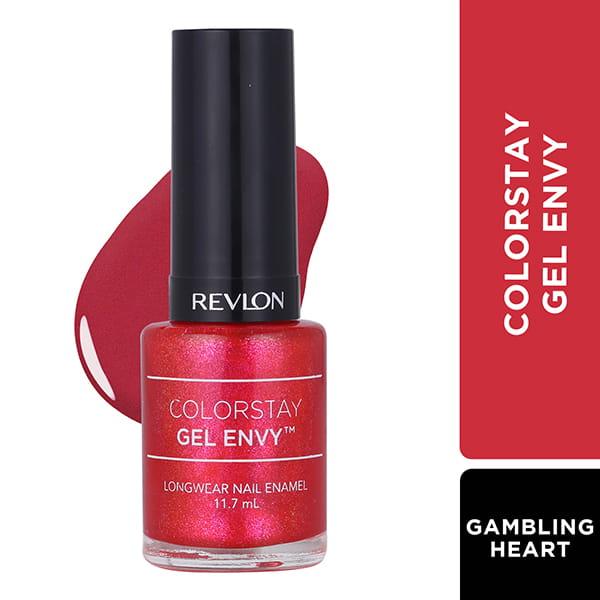 Netmeds | Revlon Colorstay Gel Envy Long Wear Nail Enamel - Gambling Heart 11.6 Ml