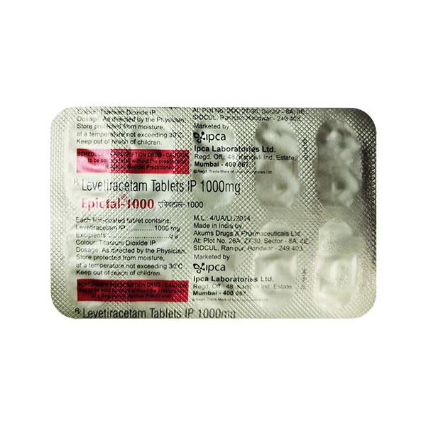 Epictal 1000Mg Tablet 10's