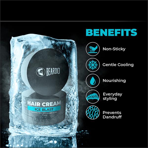 Beardo Hair Cream - Ice Blast 75 gm - Hair Creams