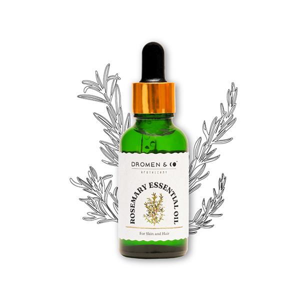 Netmeds | Dromen and Co Rosemary Essential Oil for Skin and Hair 100% Pure and Natural 30 ml