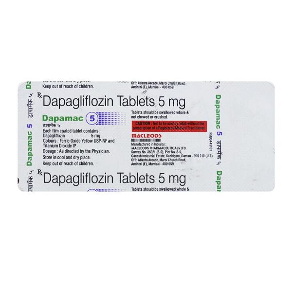 DAPAMAC 5 Tablet 10's - Diabetes-Ant