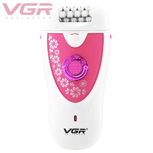 VGR V722 2in1 Women Epilator and Shaver for different body areas for Wet and Dry use 1s 1's - Hair Removal Accessories