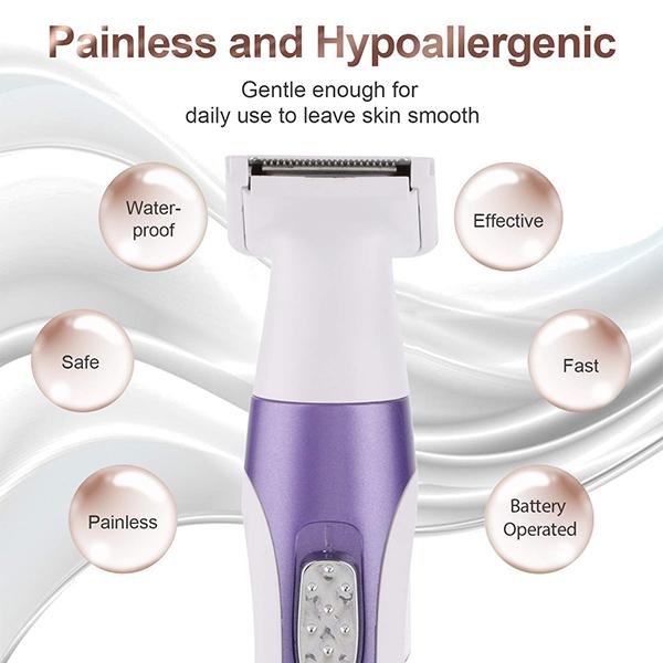 Wahl Facial Trimmer - White & Purple - Hair Removal Accessories