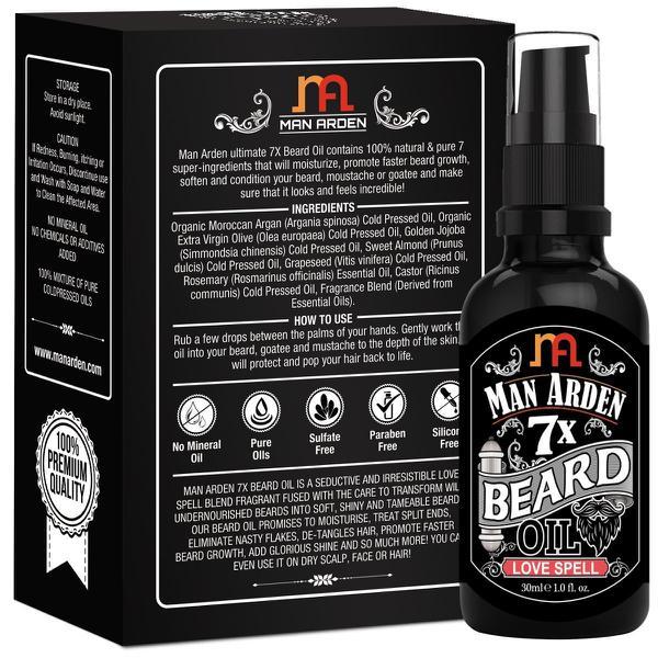 Man Arden 7X Beard Oil - Love Spell 30 ml - Beard Oil