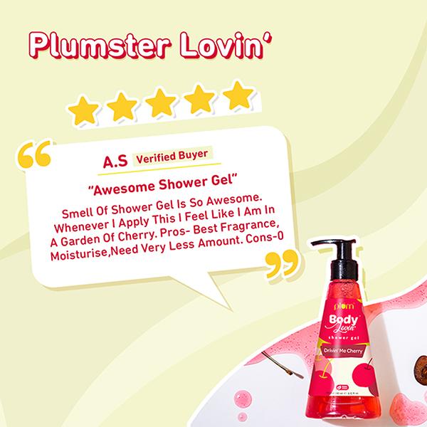 Plum Bodylovin' Drivin' Me Cherry Shower Gel 240 Ml - Shower Gels & Body Wash