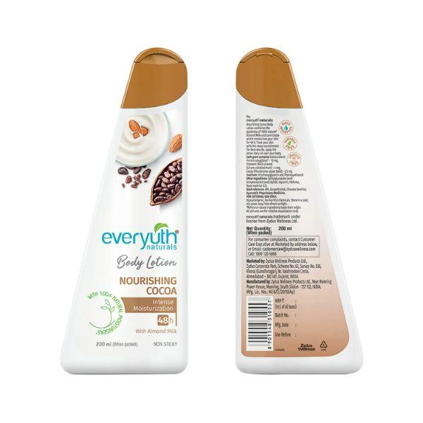 Everyuth Naturals Body Lotion Nourishing Cocoa 200 ml - Lotions & Creams