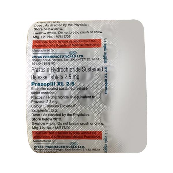 Netmeds | PRAZOPILL XL 2.5 Tablet 30's