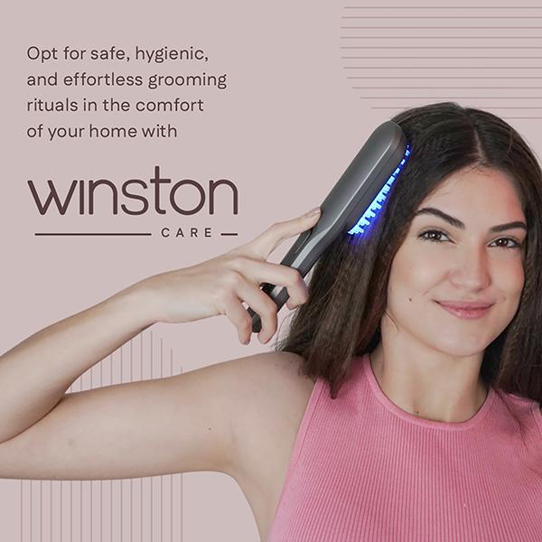 Winston Led Hair Growth Therapy Comb Detangling Red & Blue Light Mode 200 gm - Hair Combs