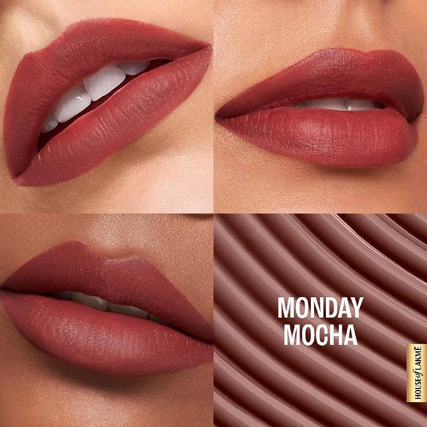Lakme 9To5 Hya Matte Lip Liquid + Hyaluronic Acid Monday Mocha 5.3 ml - Liquid Lipsticks