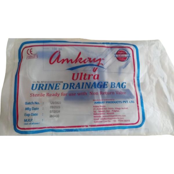 Netmeds | Amkay Ultra Urine Drainage Bag 1's