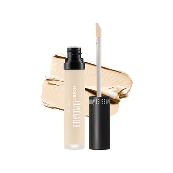 Netmeds | Swiss Beauty Liquid Light Weight Concealer with Full Coverage Shade- Natural 6 gm