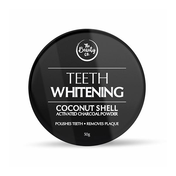 The Beauty Co. Coconut Shell Teeth Whitening Powder - Activated Charcoal 50 gm - Tooth Powder