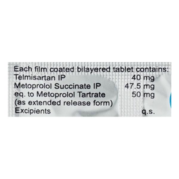 Telmikind Beta 50mg Tablet 10'S - Hypertension-Ang