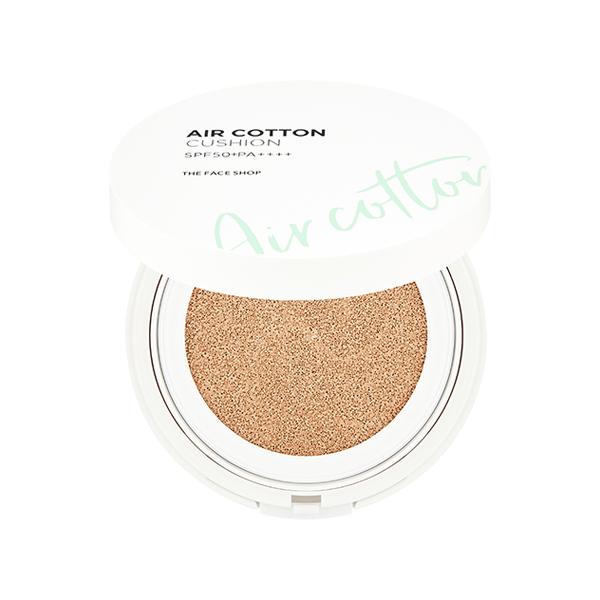 The Face Shop Air Cotton Cushion SPF50+ PA++++ (203 Beige) 12 gm - Compact Powder