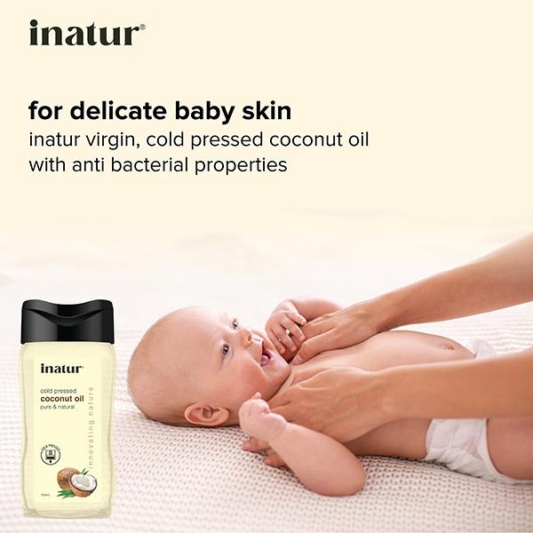 Inatur Pure & Cold Pressed Oil - Coconut 100 ml - Massage Oils