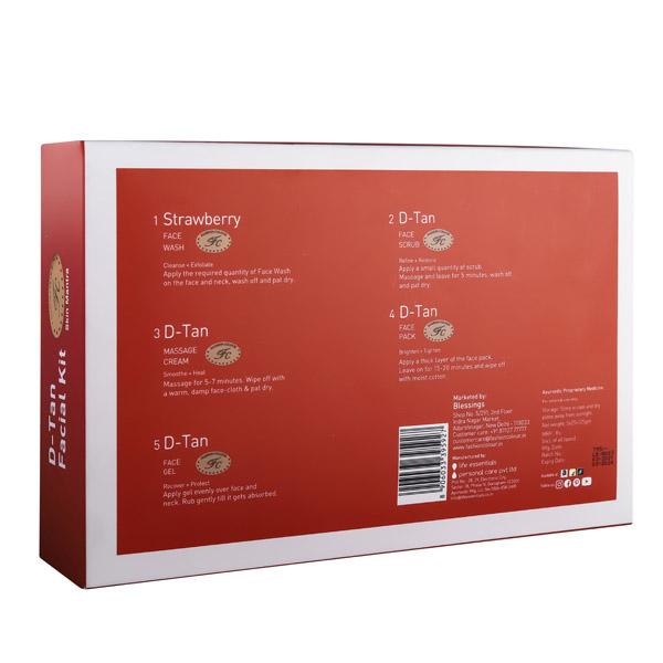 Fashion Colour Dtan Facial Kit (On The Go) 125 gm - Facial Kits