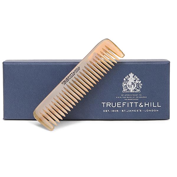 Truefitt and Hill Small Pocket Horn Comb Essential Grooming Collection For Men Horn Accessories 1's