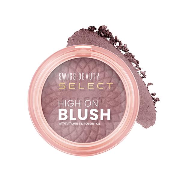 Netmeds | Swiss Beauty Select High On Blush With Natural Matte Finish - Burnt Rose 8 gm
