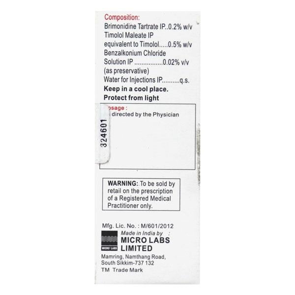 Betabrim Eye Drops 5ml - Glaucoma-Ant